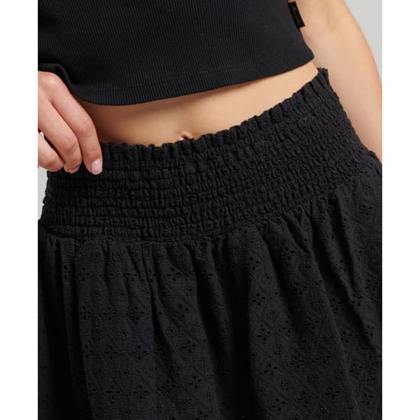 Superdry Kjol Vintage Lace Mini Svart XL Kvinna