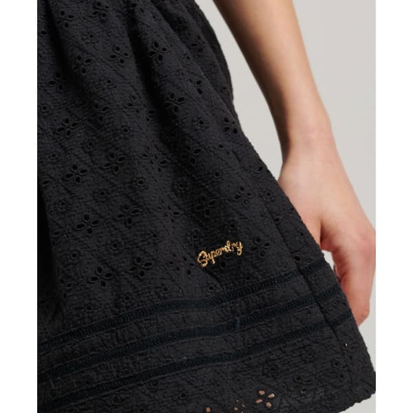 Superdry Kjol Vintage Lace Mini Svart XL Kvinna