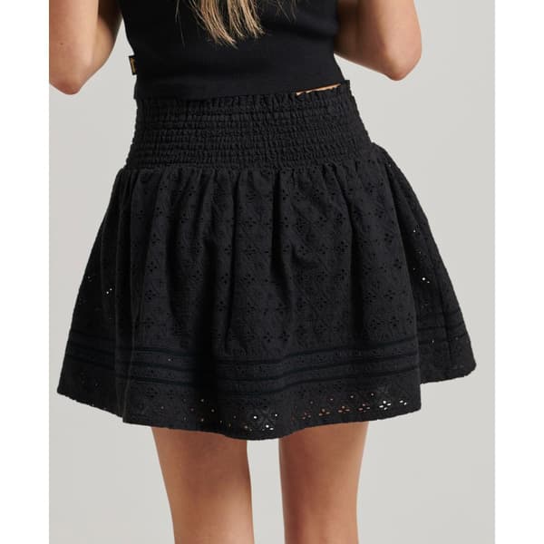 Superdry Kjol Vintage Lace Mini Svart XL Kvinna