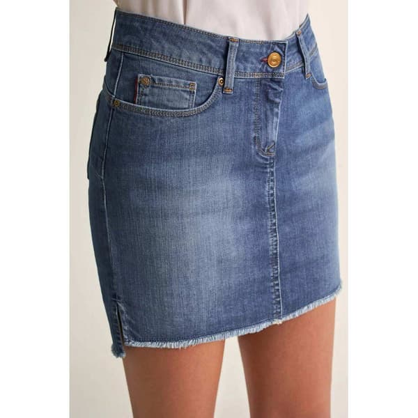 Salsa Jeans Kjol Push Up Shape Up Mini Blå 25 Kvinna