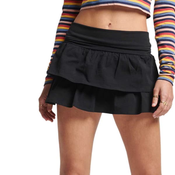 Superdry Kjol Vintage 90s Svart 2XS Kvinna