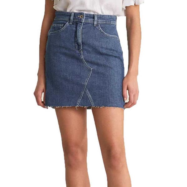 Salsa Jeans Denim Mini Nederdel Push In Secret Glamour Blå 28 Kvinde