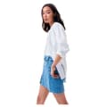 Miniatyrbillede 4 af 5: Salsa Jeans Denim Nederdel Push In Secret Glamour Buttons Blå 30 Kvinde