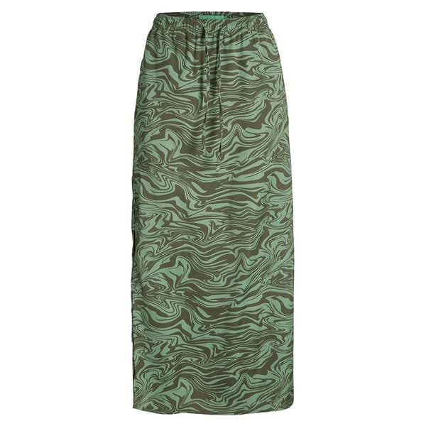 Jack & Jones Midi Nederdel Maria Satin Grøn L Kvinde