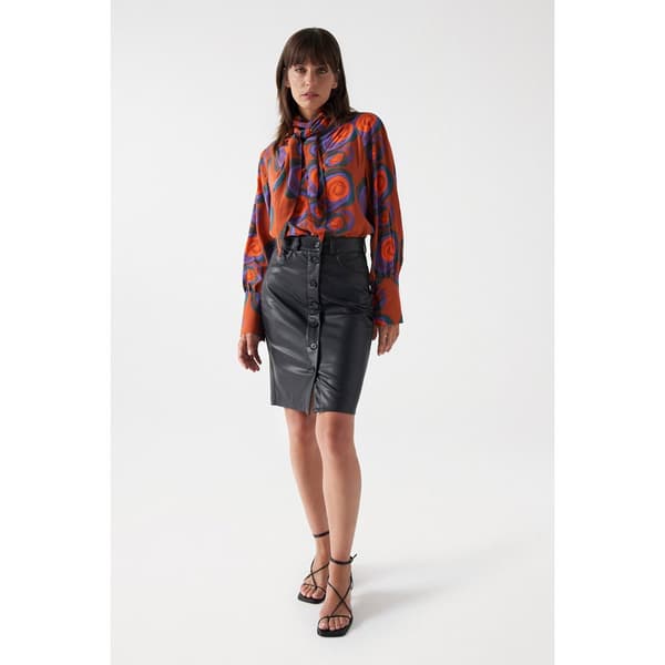 Salsa Jeans Hame 21006886 Regular Fit Musta 30 Nainen
