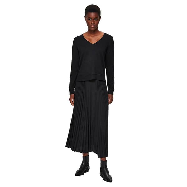 Selected Hame Alexis Mid Waist Midi Musta 40 Nainen