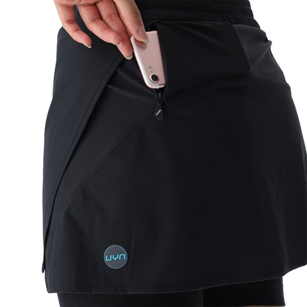 Uyn Nederdel Running Exceleration Performance 2 In 1 Sort XS Kvinde