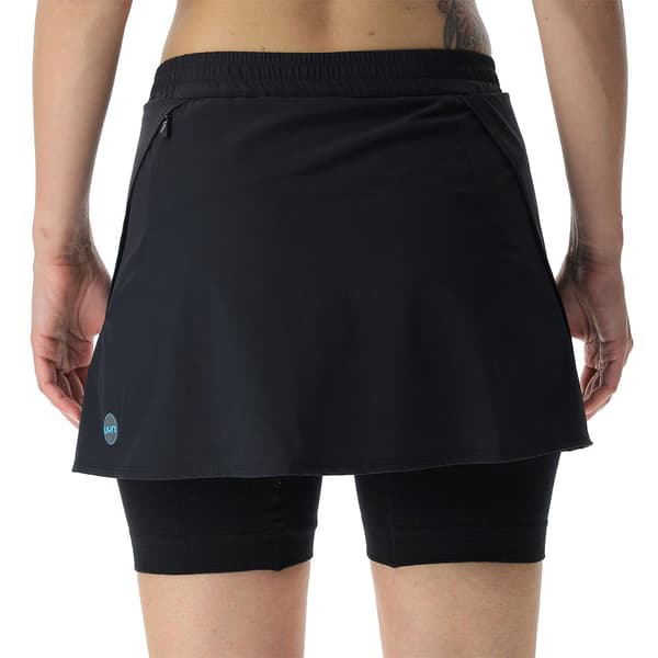 Uyn Nederdel Running Exceleration Performance 2 In 1 Sort XS Kvinde