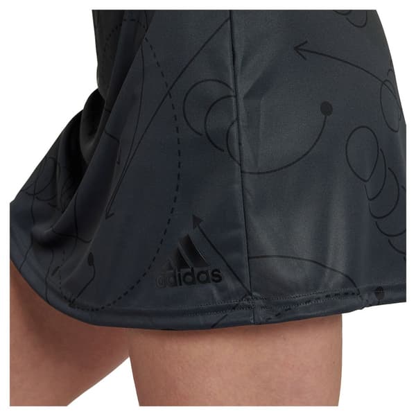 Adidas Hame Club Graphskirt Harmaa M Nainen