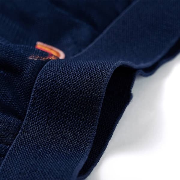 vidaXL Kjol för barn broderade marinblå 140
