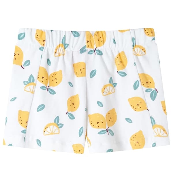 vidaXL Shorts for barn ecru 140