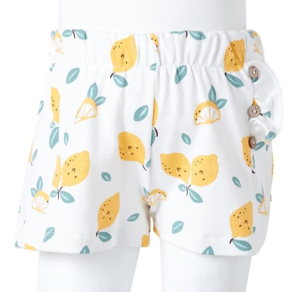 vidaXL Shorts for barn ecru 128