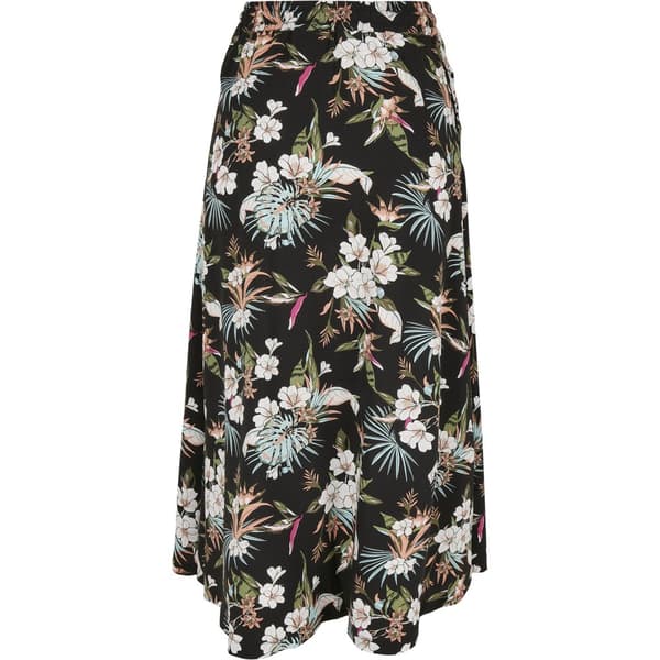 Urban Classics Nederdel Viscose Midi Sort XS Kvinde