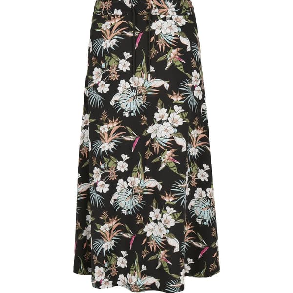 Urban Classics Nederdel Viscose Midi Sort XS Kvinde