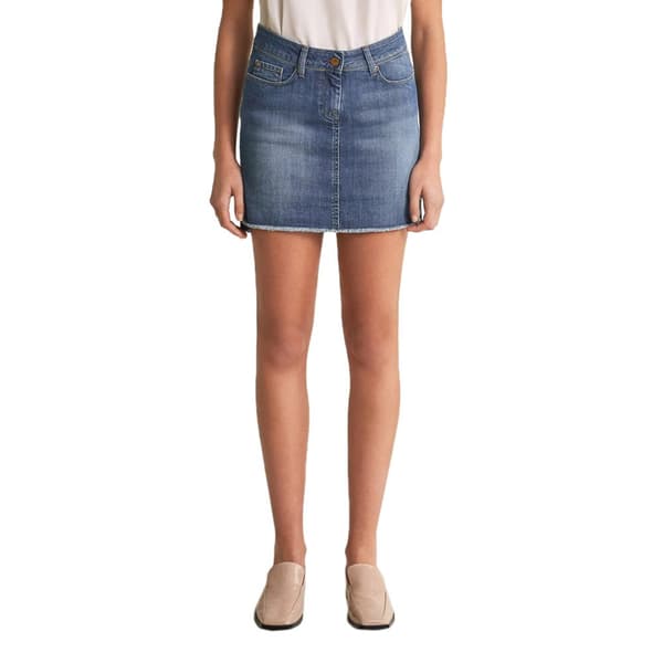 Salsa Jeans Nederdel Push Up Shape Up Mini Blå 28 Kvinde