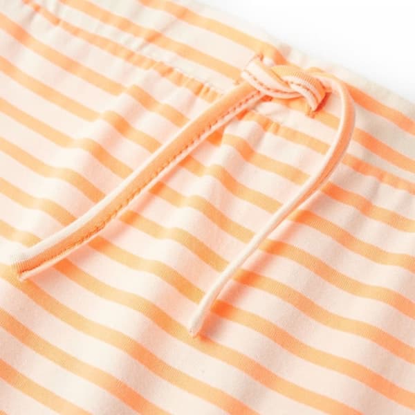 vidaXL Nederdel til børn str. 116 med striber fluorescerende orange