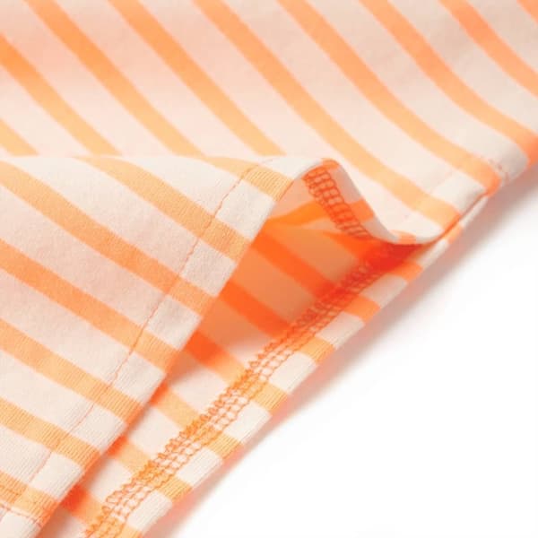 vidaXL Nederdel til børn str. 92 med striber fluorescerende orange
