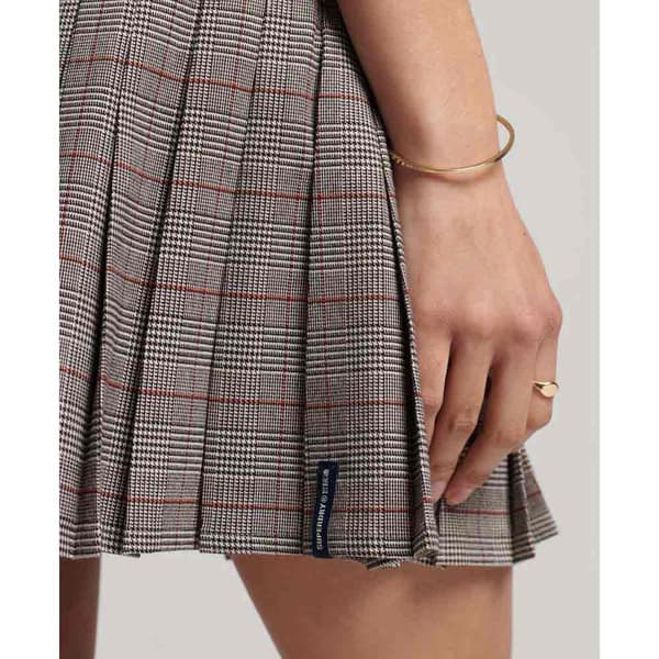 Superdry Kjol Vintage Pleated Mini Rosa XS Kvinna