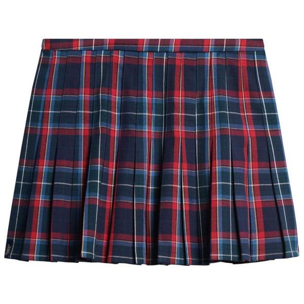 Superdry Mini Kjol Mid Rise Check Röd S Kvinna