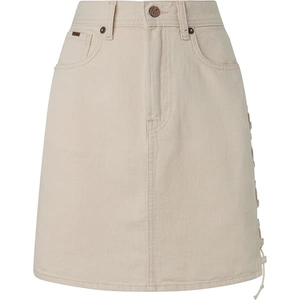 Pepe Jeans Mini Kjol Lilly Lace Blå XL Kvinna