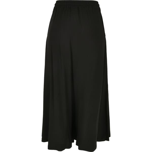 Urban Classics Nederdel Viscose Midi Sort L Kvinde