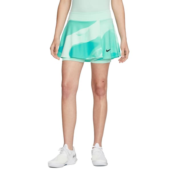 Nike Nederdel Court Dri Fit Victory Printed Grøn XS / Regular Kvinde