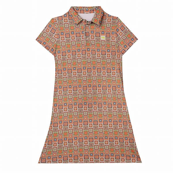 Oxy Golf Lyhythihainen Pitkä Mekko Flower Pop  M Nainen