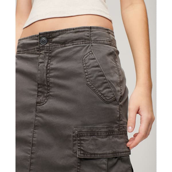 Superdry Midi Hame Cargo Harmaa XS Nainen