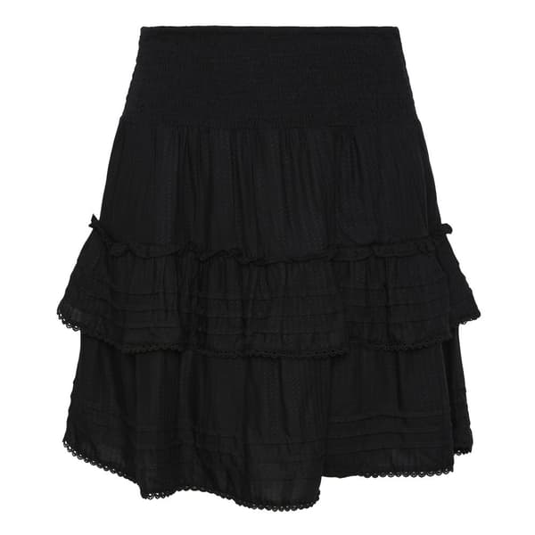 Yas Kort Kjol Ranti Svart 2XL Kvinna