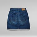 Miniatyrbillede 3 af 5: G-star Denim Nederdel Viktoria Clean Edge Blå 28 Kvinde