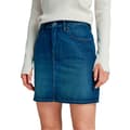 Miniatyrbillede 1 af 5: G-star Denim Nederdel Viktoria Clean Edge Blå 28 Kvinde