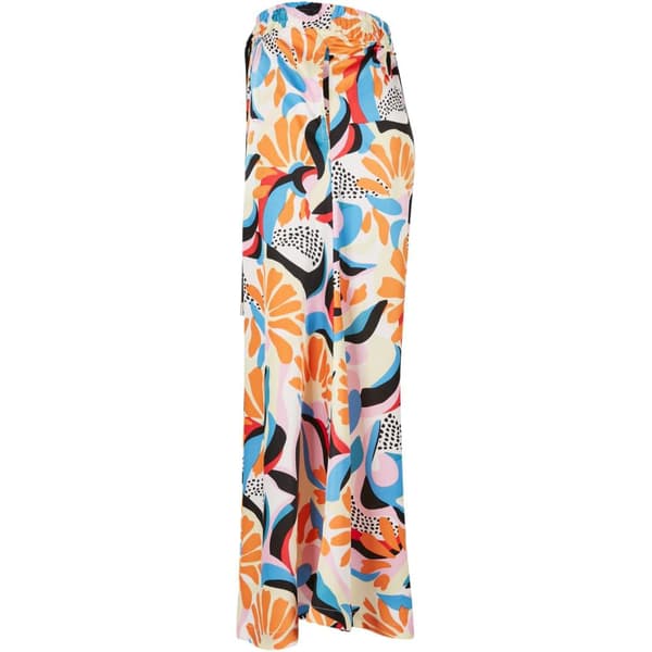 Urban Classics Midi-nederdel Med Mellemtalje Aop Satin Flerfarvet XS Kvinde