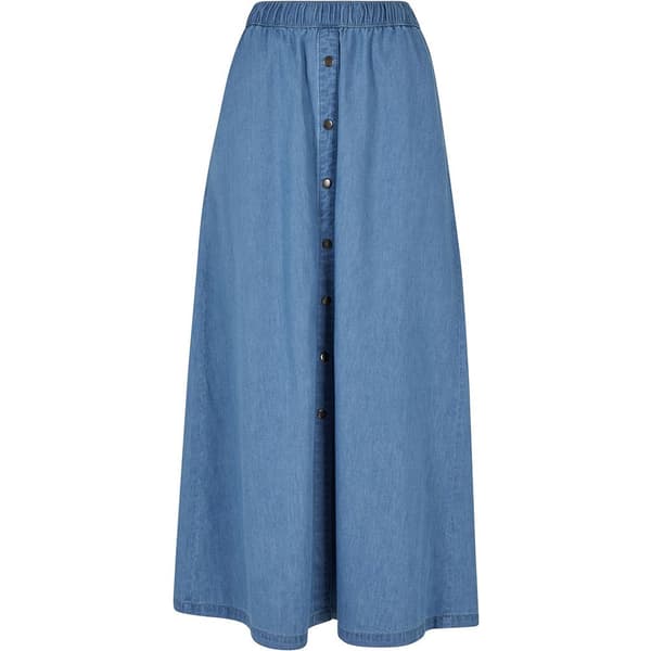 Urban Classics Denim Nederdel Blå 4XL Kvinde