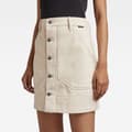 Miniatyrbild 5 av 6: G-star Workwear Slim Fit Hög Midja Denimshorts Beige 30 Kvinna