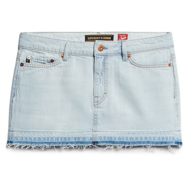 Superdry W7210317a Minikjol Blå 28 Kvinna