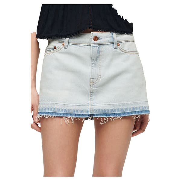 Superdry W7210317a Minikjol Blå 28 Kvinna