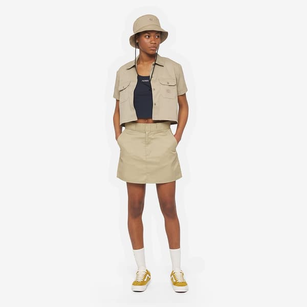 Dickies Work Mini Hame Beige 34 Nainen