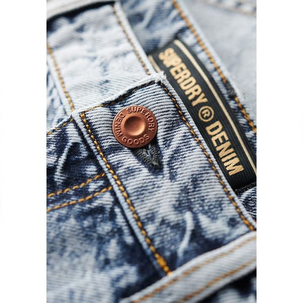 Superdry W7210317a Kort Kjol Blå 30 Kvinna