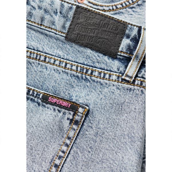 Superdry W7210317a Kort Kjol Blå 30 Kvinna