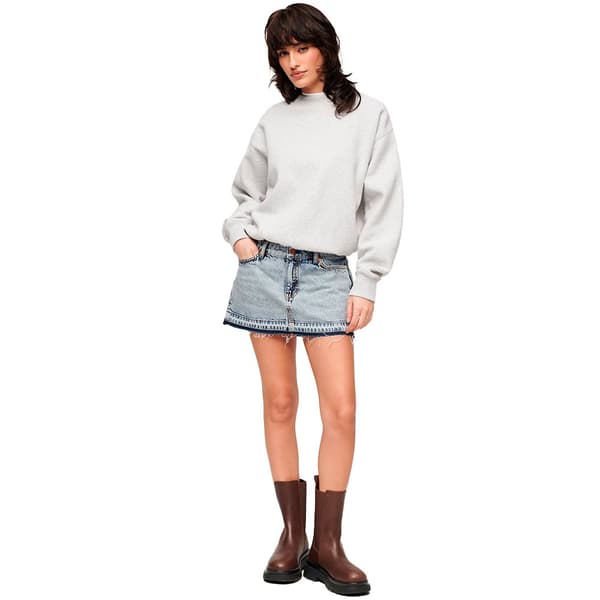 Superdry W7210317a Kort Kjol Blå 30 Kvinna