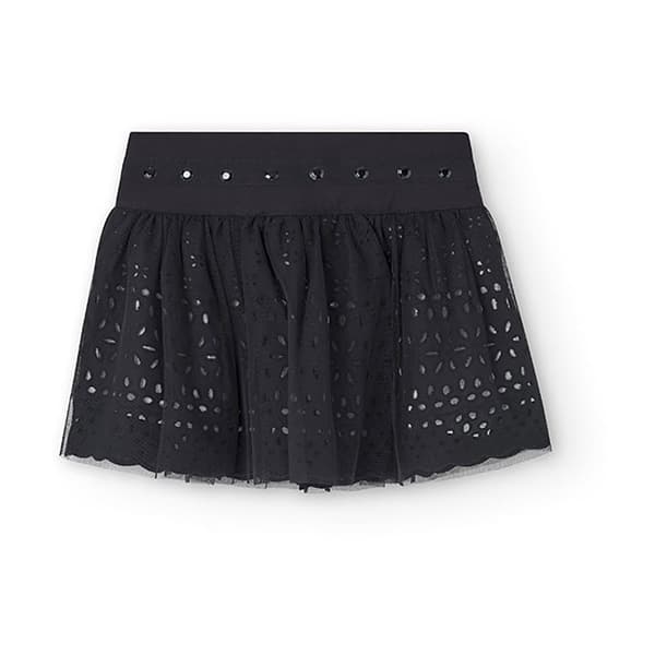 Boboli 728456 Kjol Svart 6 Years Flicka