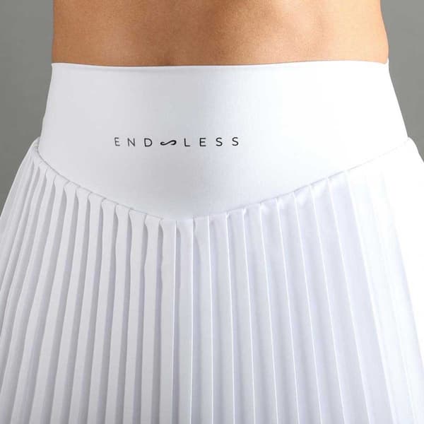 Endless Court Nederdel Hvid XS Kvinde