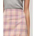 Miniatyrbild 3 av 6: Superdry Check Kort Kjol Rosa M Kvinna