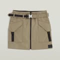 Miniatyrbild 3 av 7: G-star D25239-d720 Kort Kjol Beige 28 Kvinna