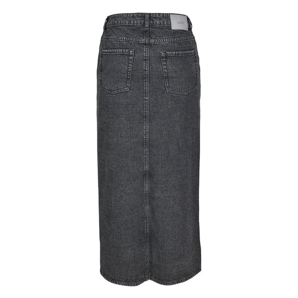 Jack & Jones Aura Long Denimnederdel Grå S Kvinde
