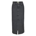 Miniatyrbillede 1 af 4: Jack & Jones Aura Long Denimnederdel Grå S Kvinde
