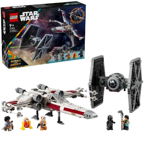 Lego Star Wars 75393 TIE Fighter och X-Wing