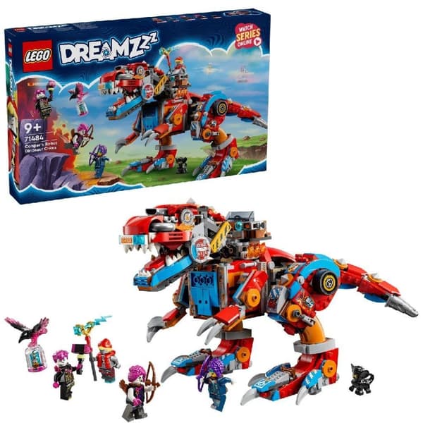 Lego Dreamzzz 71484 Cooper's Robot Dinosaur C. Rex