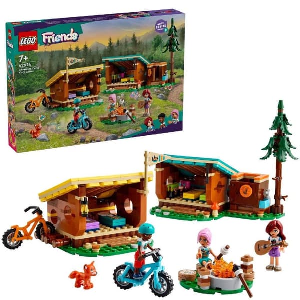 Lego 42624 Friends Adventure Camp Hyggelige skovhytter