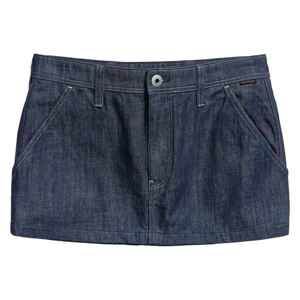 G-star Workwear Kort Nederdel Grå 29 Kvinde